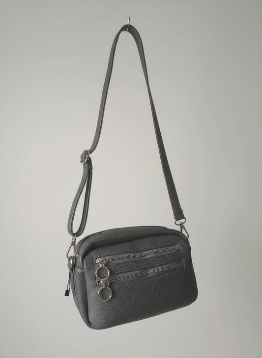 Cartera Ecocuero doble cierre