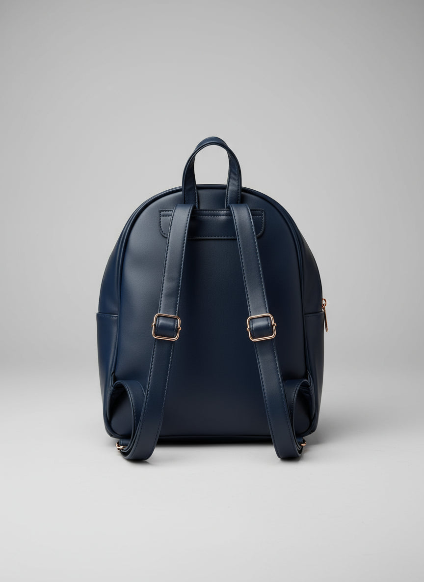 Mochila Eco-Cuero Azul