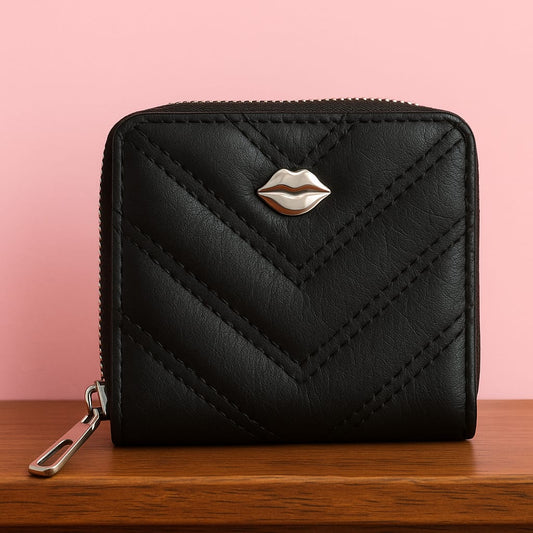 Billetera Negra Oreiro Love